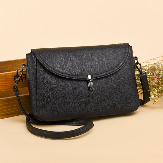 Women's Leather Versatile Large Capacity First Layer Bags