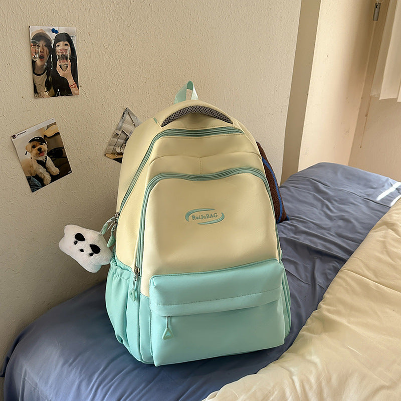 Women's & Men's Korean Preppy Style Large Capacity Portable Burden Backpacks