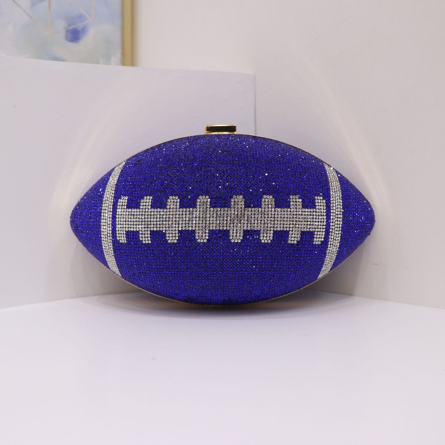 Shining Full Diamond Rugby Style Dinner Personality Party Clutch Women's Messenger Bag
