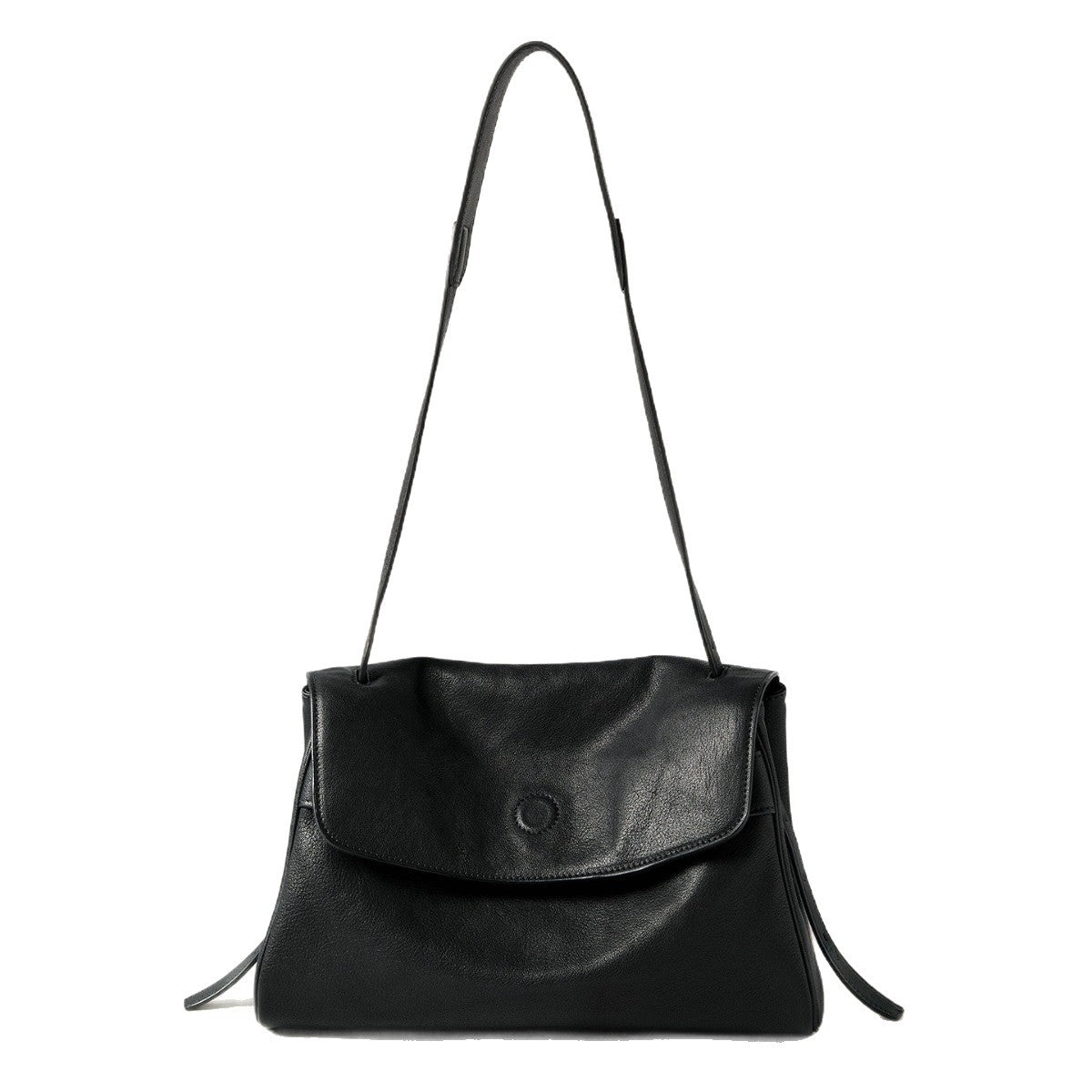 Women's Deer Vegetable Tanned Sheepskin Free Commuter Large Capacity Bags