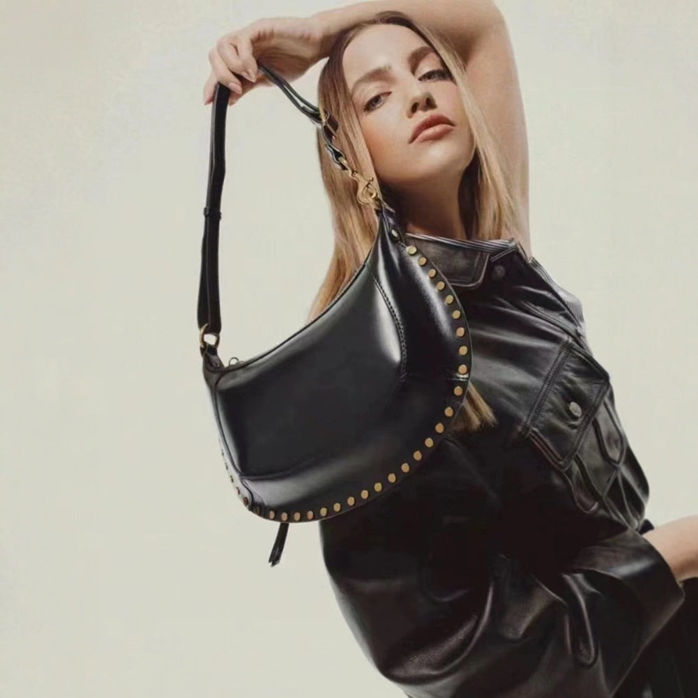 Unique Moon Classic Rivet Fashion Retro Bags