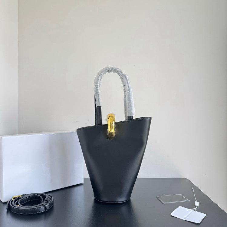 Women's Bracelet Straw Woven Gold Vegetable Basket Women's Shoulder Bag