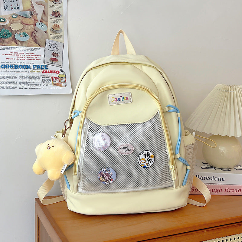 Cartoon Snacks Simple Two-dimensional Grain Lightweight Junior Bags