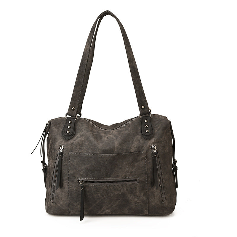 Female Niche Retro Large Capacity Underarm Stylish Women's Shoulder Bag