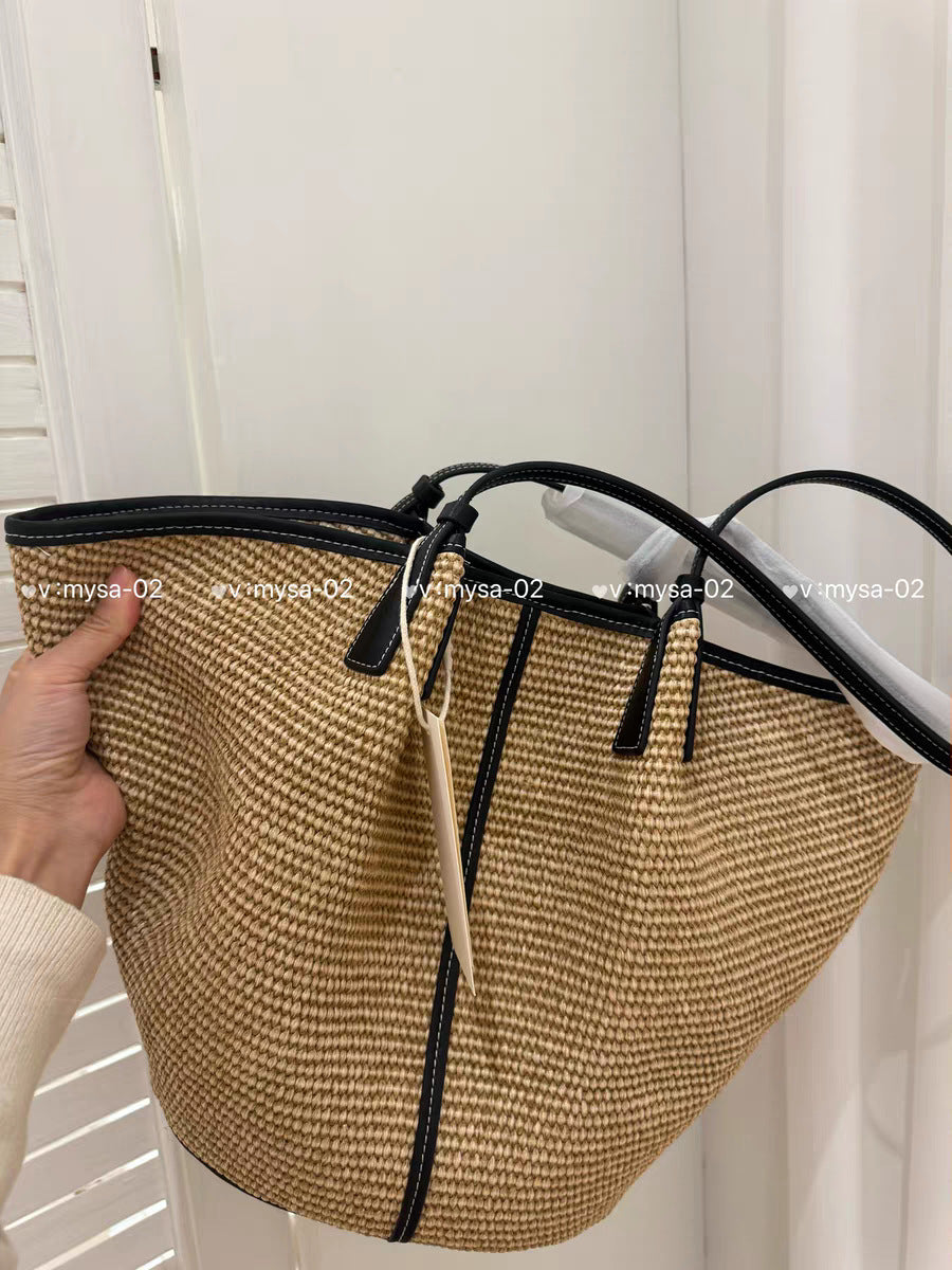Women's Beach Design Large Capacity Totes Knitted Bags