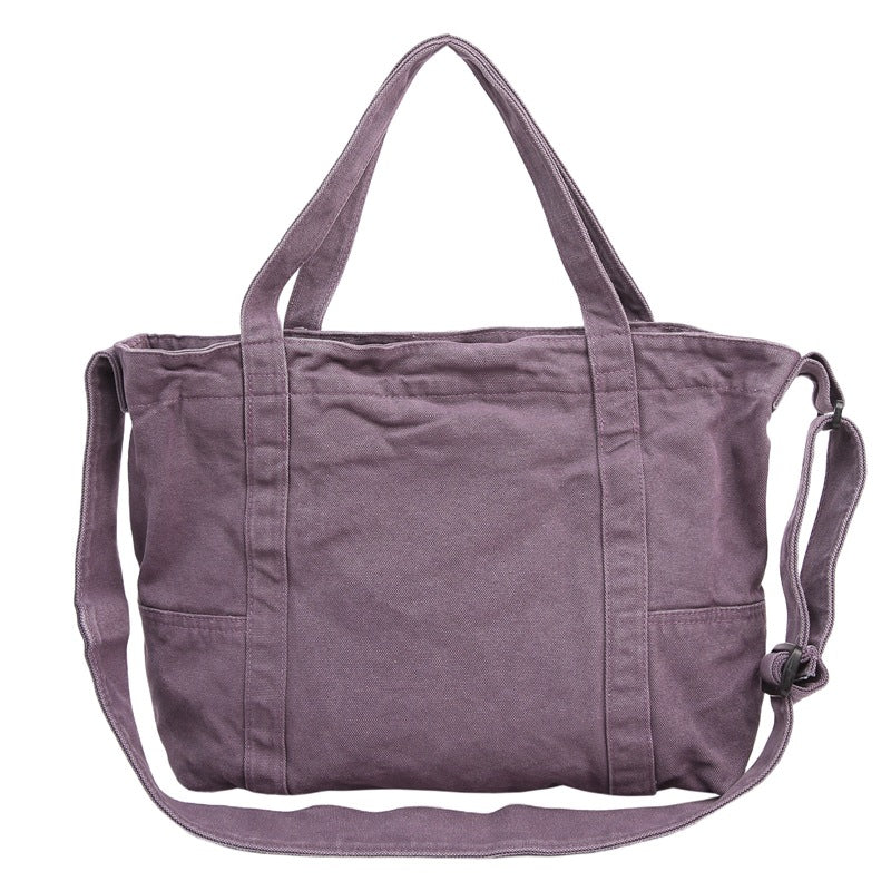Women's Large Capacity Canvas Retro Literary Fashion Bags