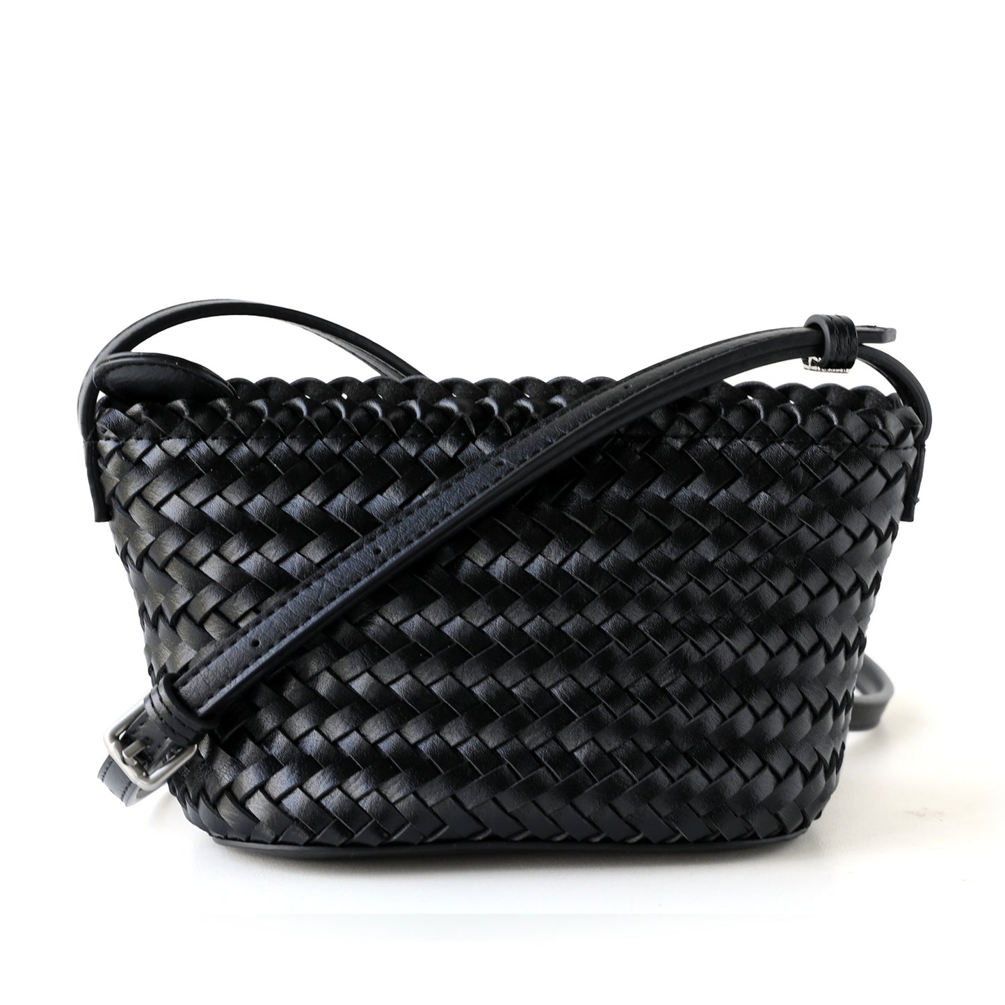 Women's High-grade Handmade Woven Hand Holding Commuter Bucket Bags
