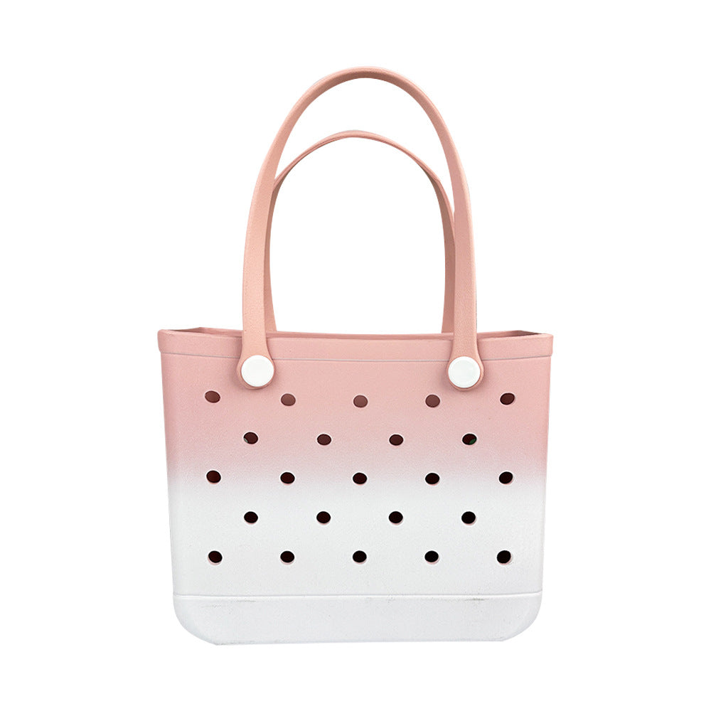 Beach Hole Christmas Halloween Element Printing Vegetable Bags