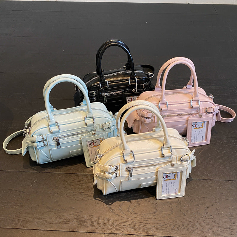 Women's Locomotive Style Portable Boston Summer Trendy Bags