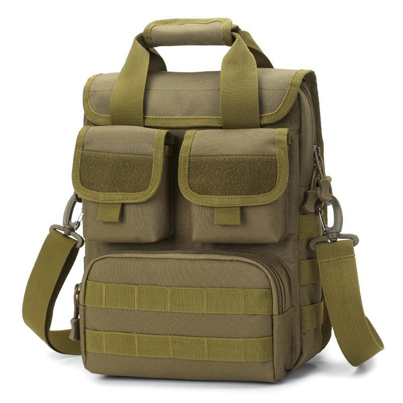 Men's Nylon Camouflage Tactics Hiking Camping Kit Tooling Large Men's Shoulder Bag
