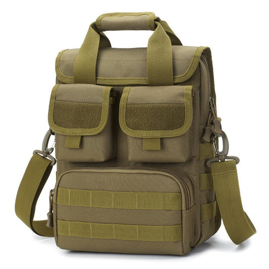 Men's Nylon Camouflage Tactics Hiking Camping Kit Tooling Large Men's Shoulder Bag