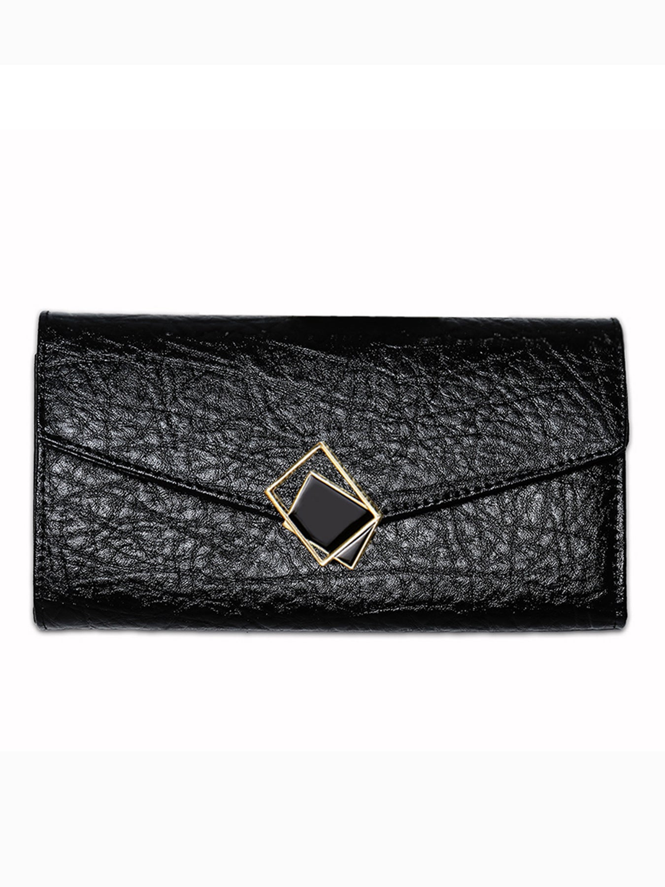 Women's Long Classy Envelope Fashion Genuine Leather Vintage Ladies Wallet
