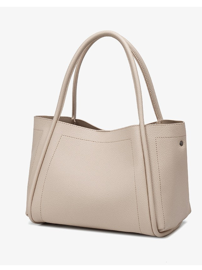 Women's Elegant Soft Leather Light Luxury Vegetable Basket Bags