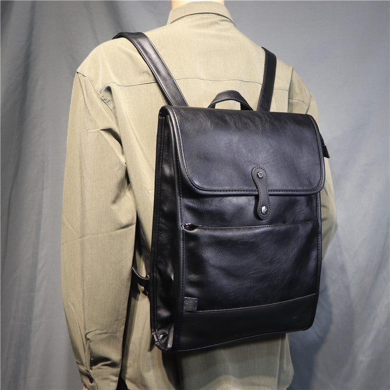 Men's Three Boxes Fashion Campus College Style High Universal Backpack