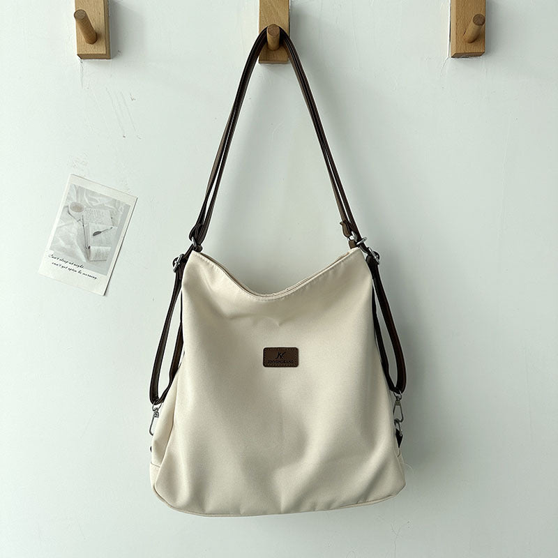 Glamorous Female College Canvas Popular Texture Women's Shoulder Bag