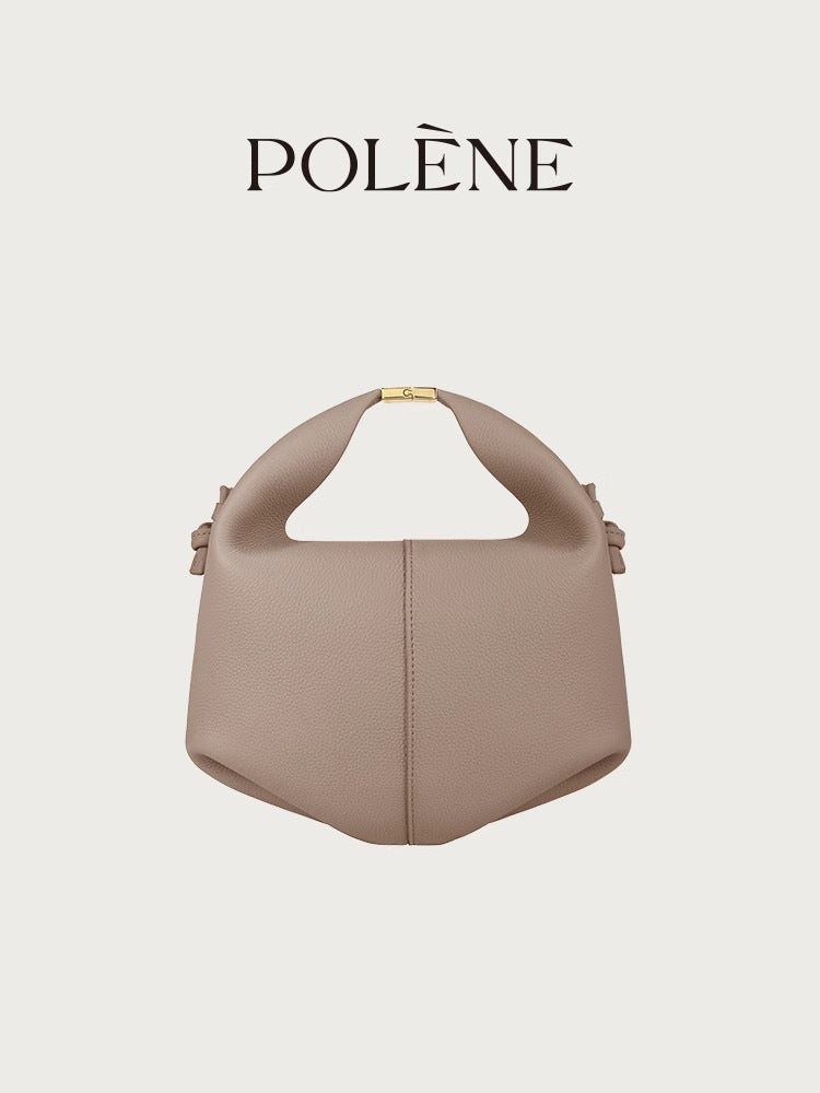 Lunch French Niche Leather Portable Dumpling Women's Messenger Bag