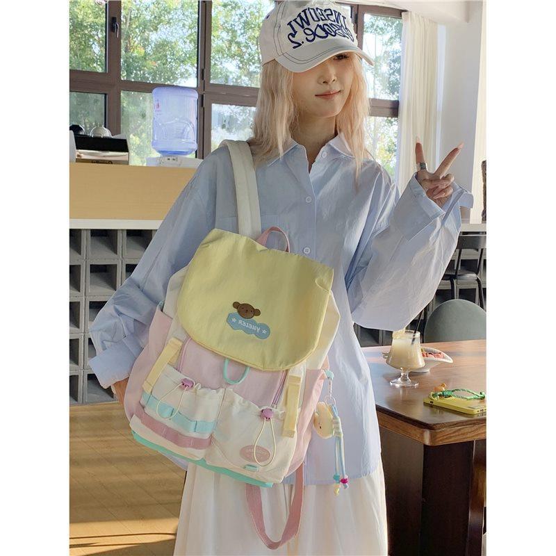 High Good-looking Niche Dopamine Color Super Primary School Bag