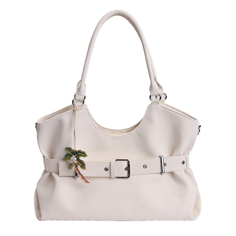 Women's Solid Color Simple Design Commuter Women's Messenger Bag