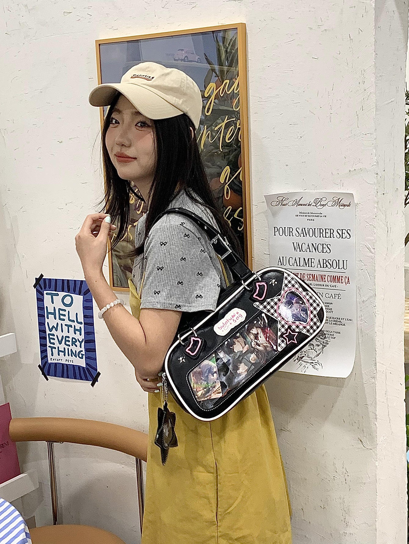 Rice Leisure Cartoon Large Capacity Uniform Bags