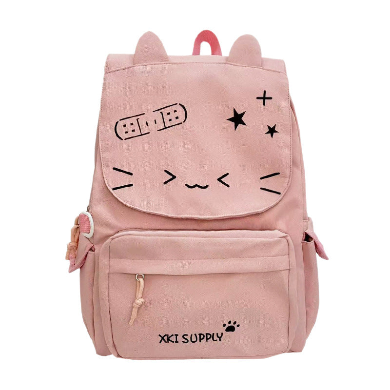 Women's Style Cartoon Cute Kitten Large Capacity Bags