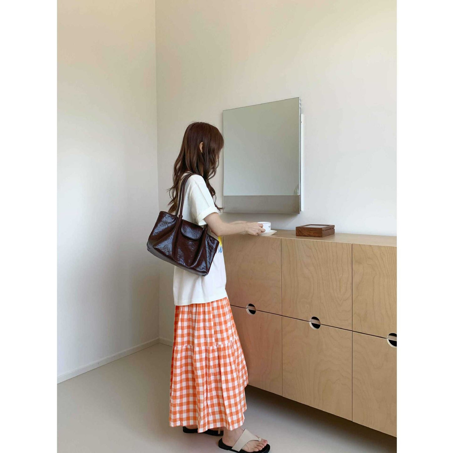 Women's Candy Color Hand Female Korean Style Large Women's Shoulder Bag