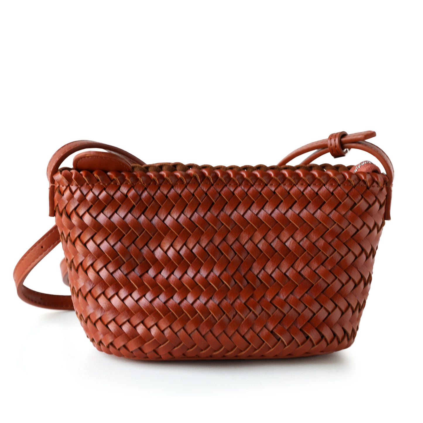 Women's High-grade Handmade Woven Hand Holding Commuter Bucket Bags