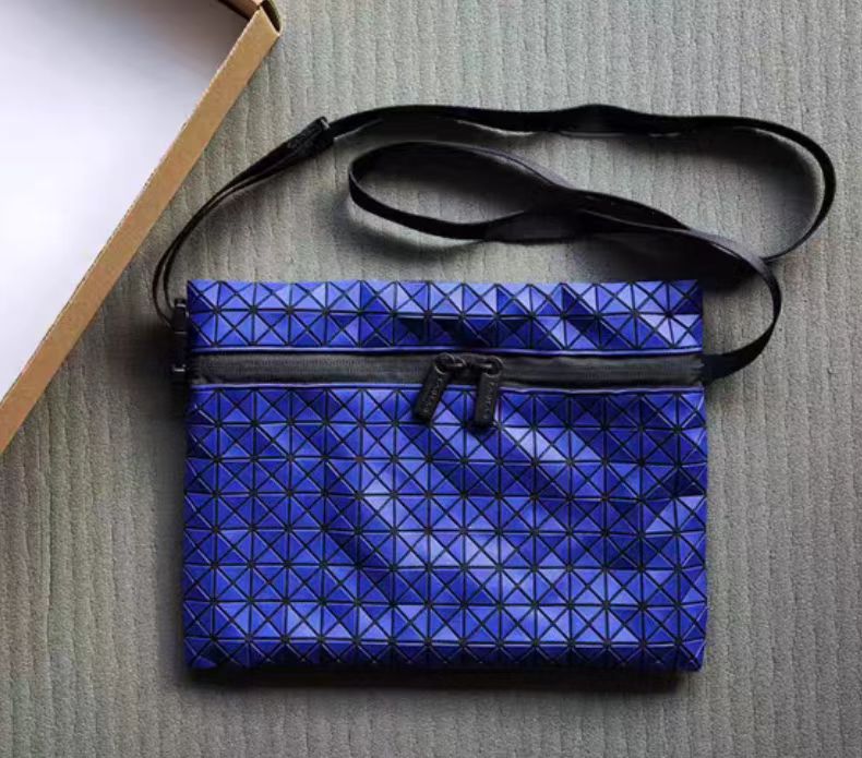 Women's Geometric Diamond Fashion Silicone Portable Plaid Women's Messenger Bag