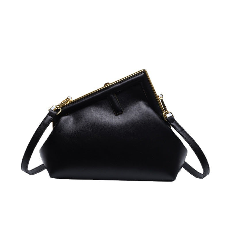 Cloud Texture Fashion Solid Color Clip Simple Bags