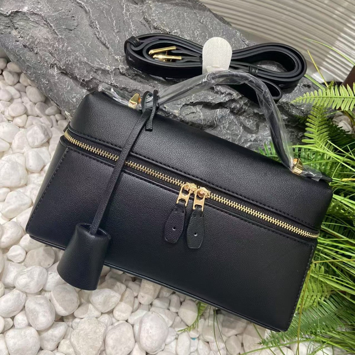 Women's Grain Surface Lunch Box Niche High-grade Bags