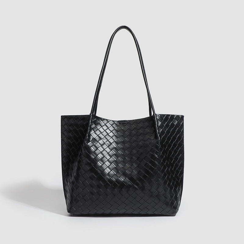 Women's Summer Handmade Woven Light Luxury Simplicity Commuter High-grade Food Women's Shoulder Bag