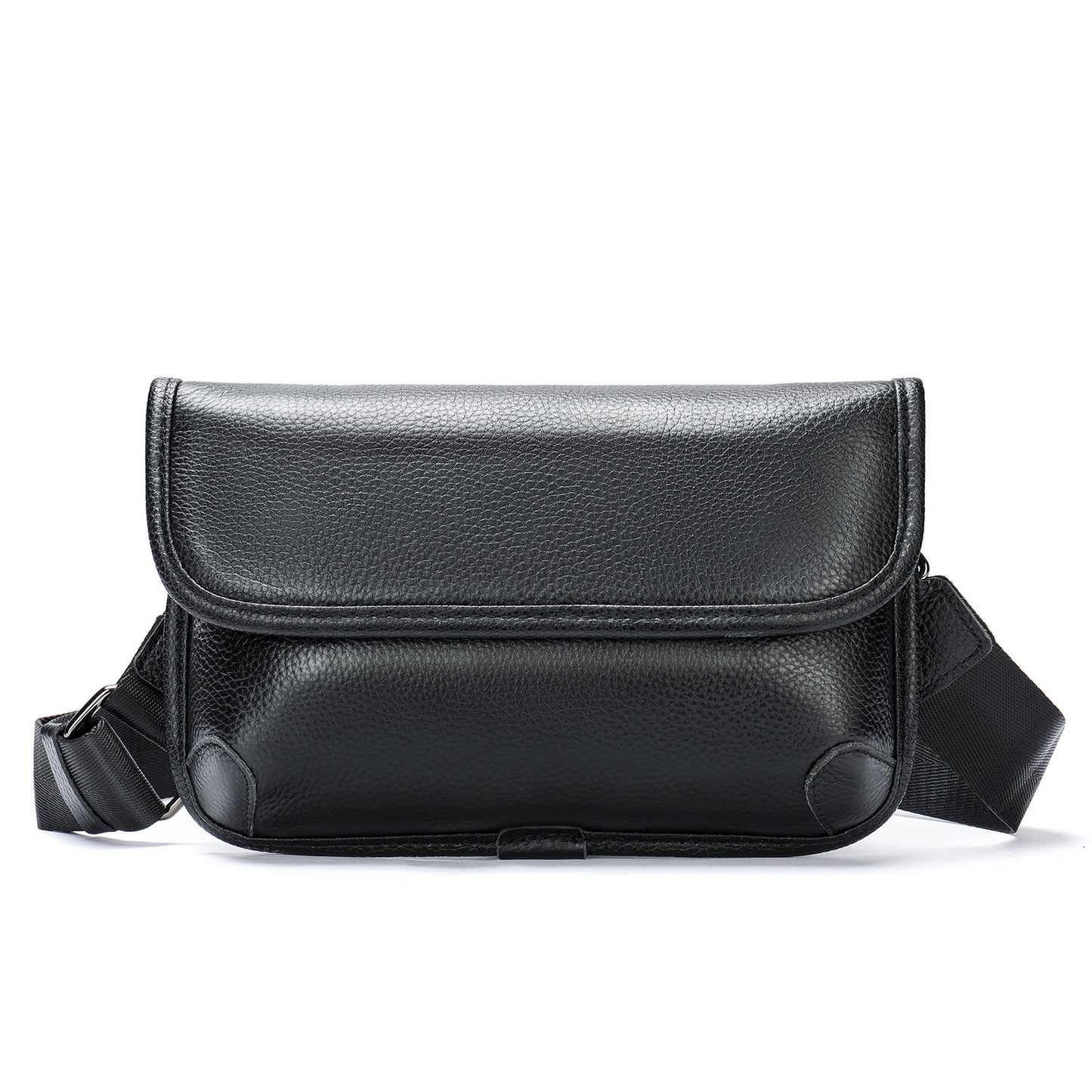 Men's Leather Fashion Crazy Horse First Layer Cowhide Men's Shoulder Bag