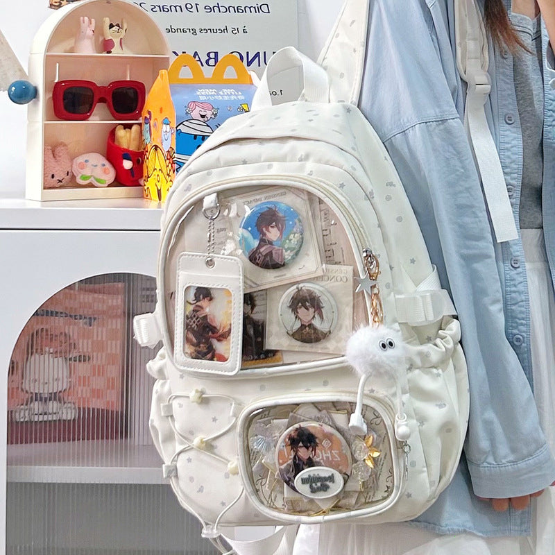 Early High Female Large Capacity Good-looking College Student Schoolbag