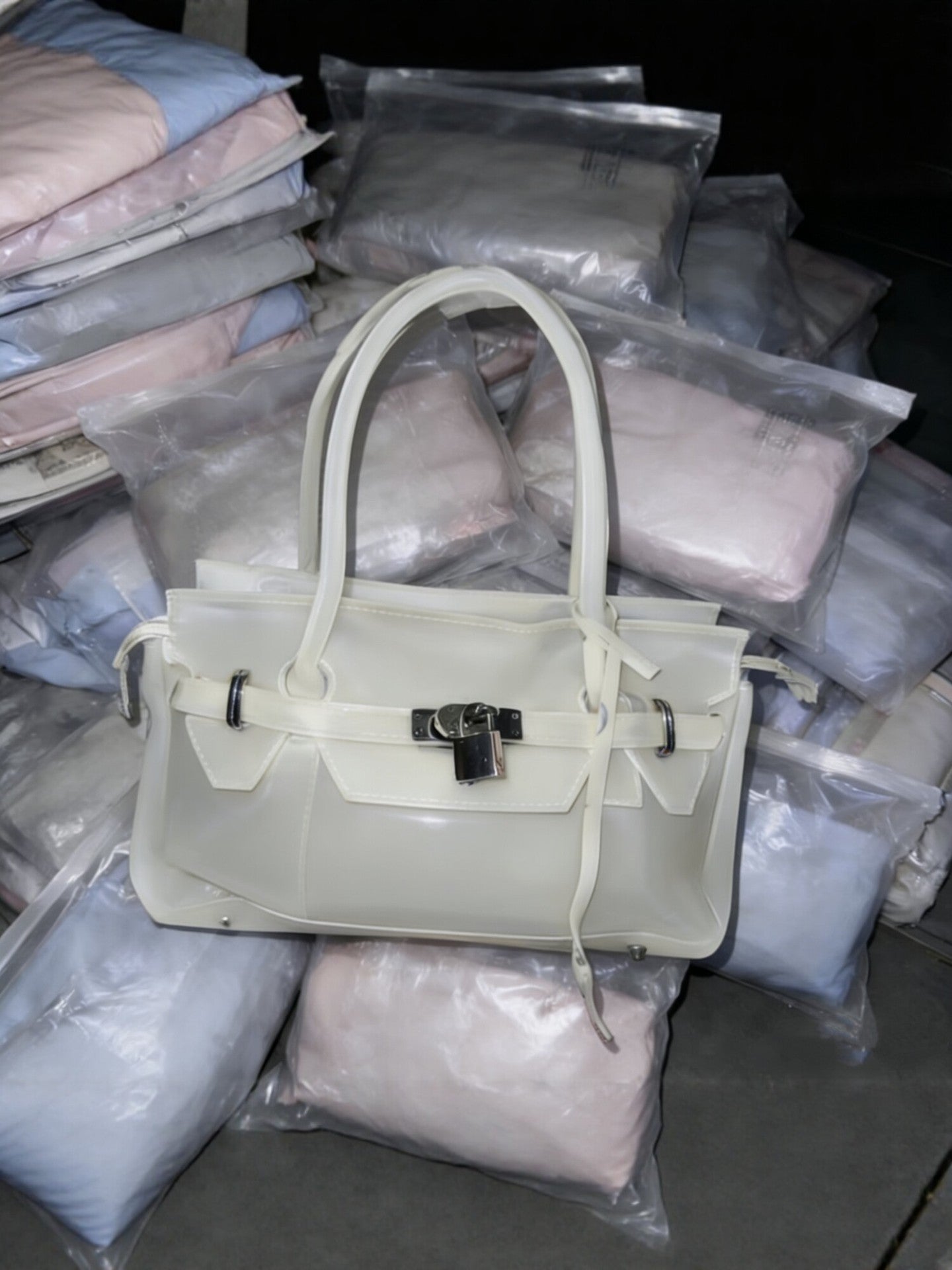 Women's Transparent Jelly Catch Kelly Portable Underarm Women's Handbag