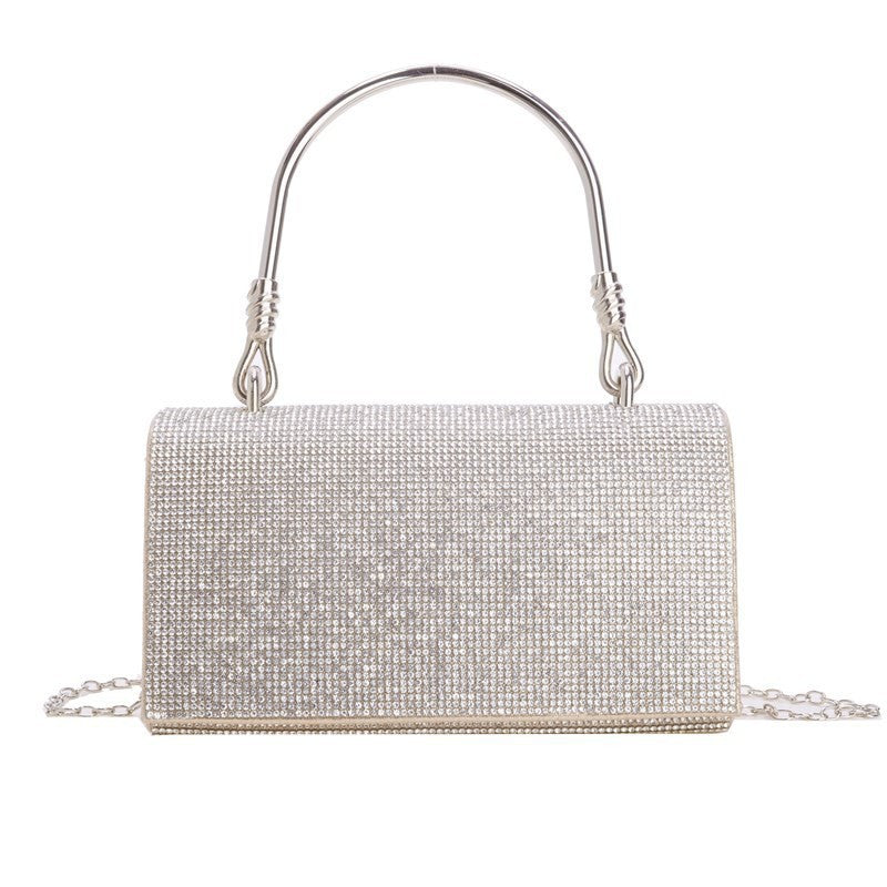 Full Diamond Shiny Birthday Wedding Banquet Dinner Bag