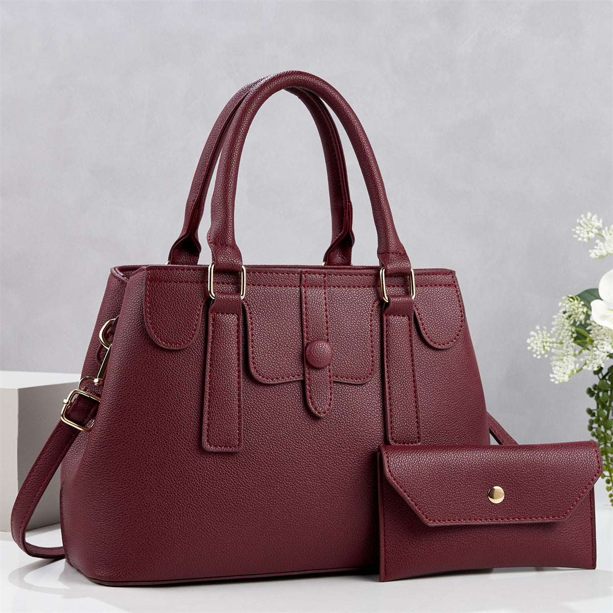 Women's Korean Texture Simple Temperament Commute Bags