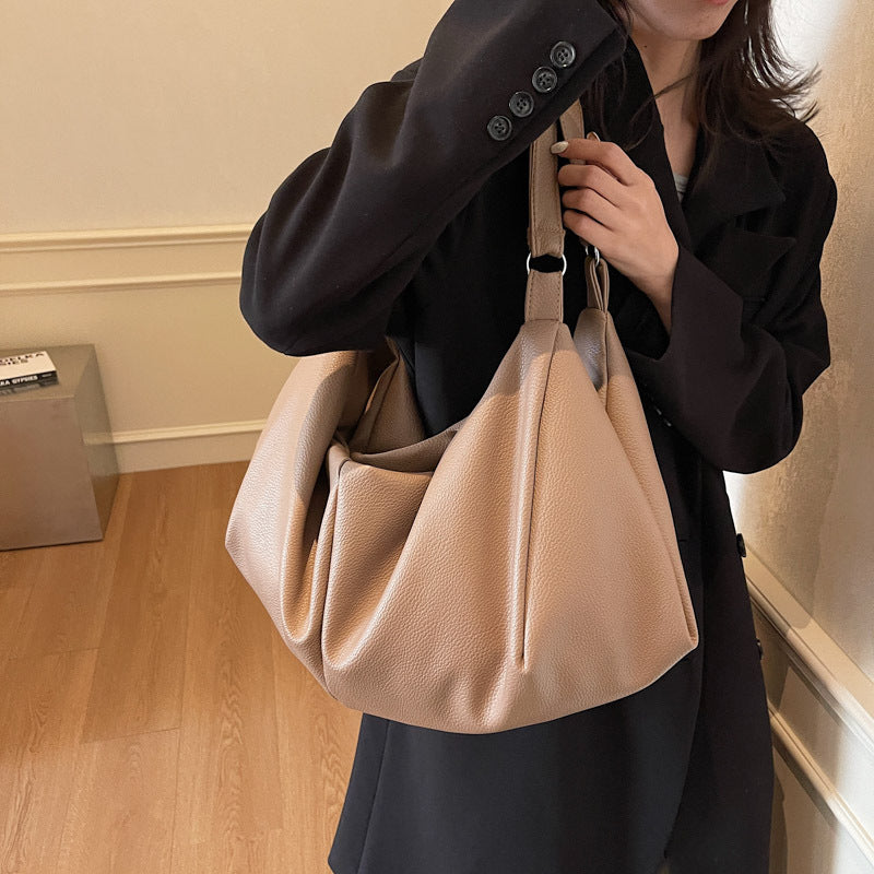 Women's High Sense Idle Style Wandering Dumpling Large Capacity Women's Shoulder Bag