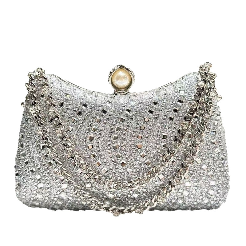 Fashion Diamond Rhinestone Chain Style Party Bags