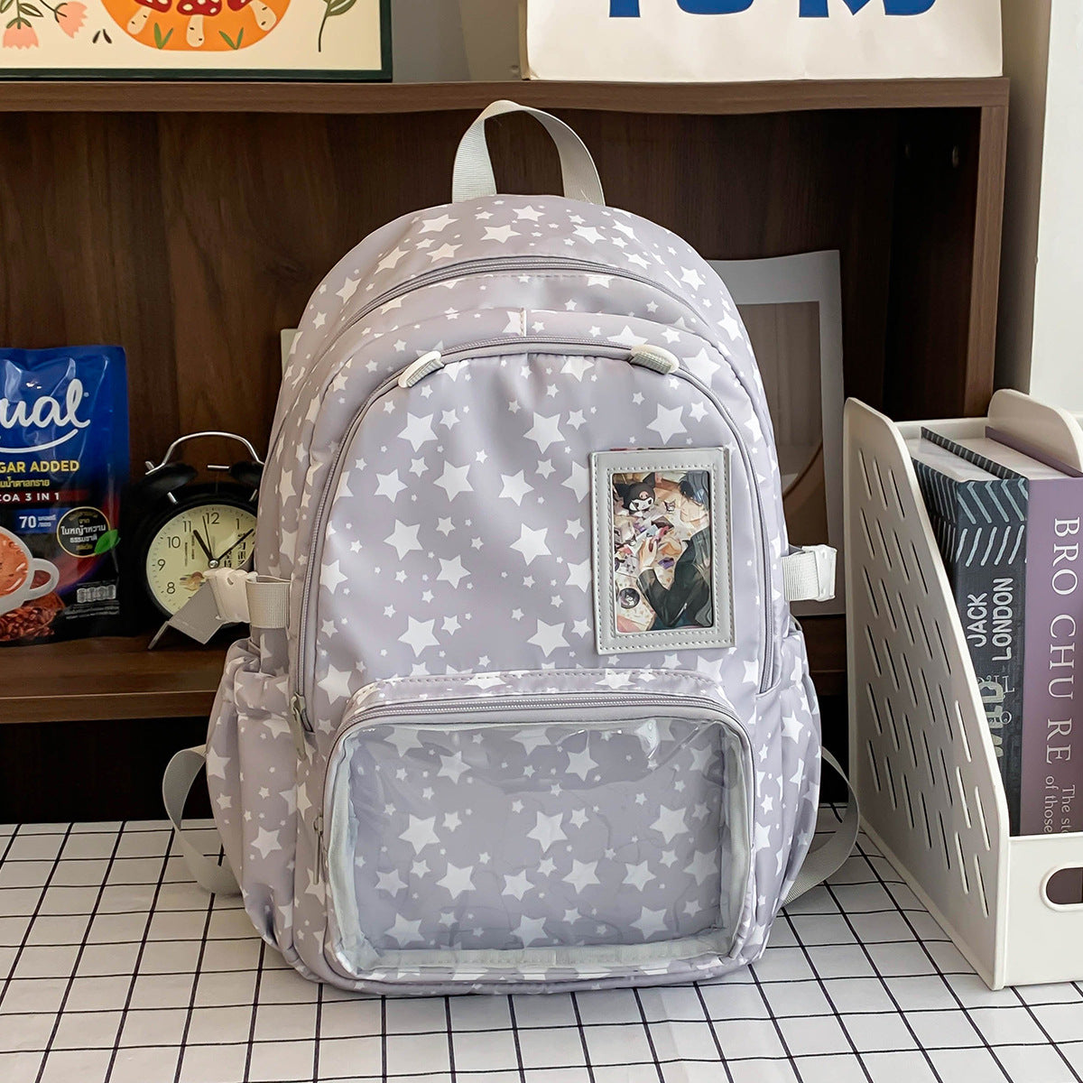 Good-looking Junior High Large Capacity Cartoon College Student Schoolbag