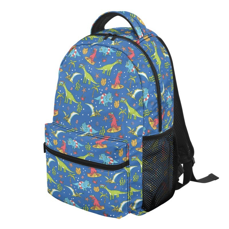 Women's & Men's Band Water Cup Net Layered Large Capacity One Backpacks