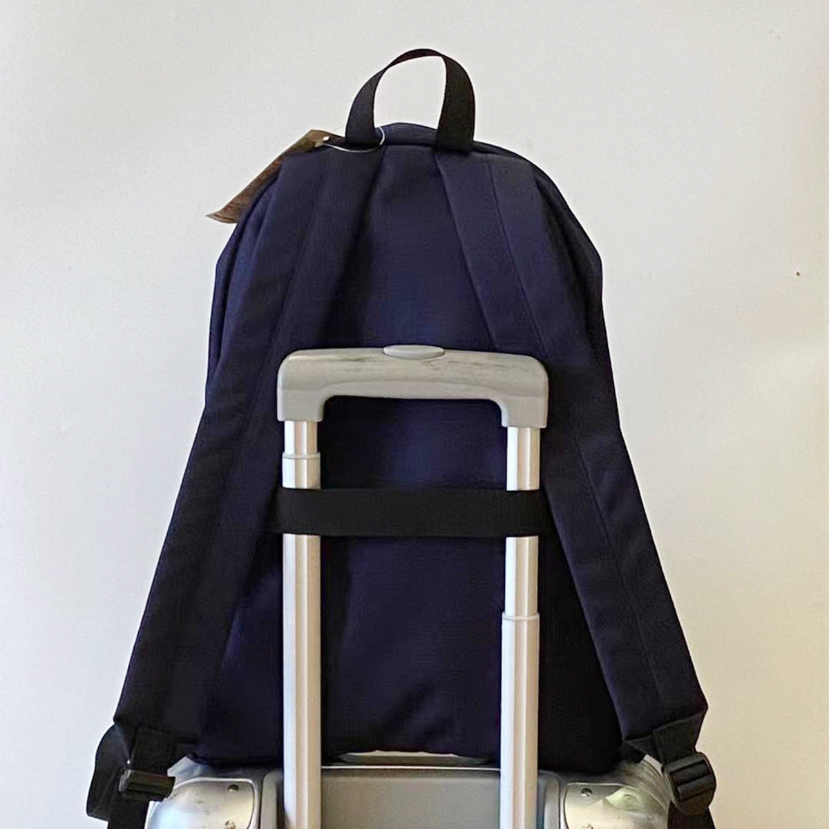 Men's Style Solid Color Simple Schoolgirl Large Printing Backpacks