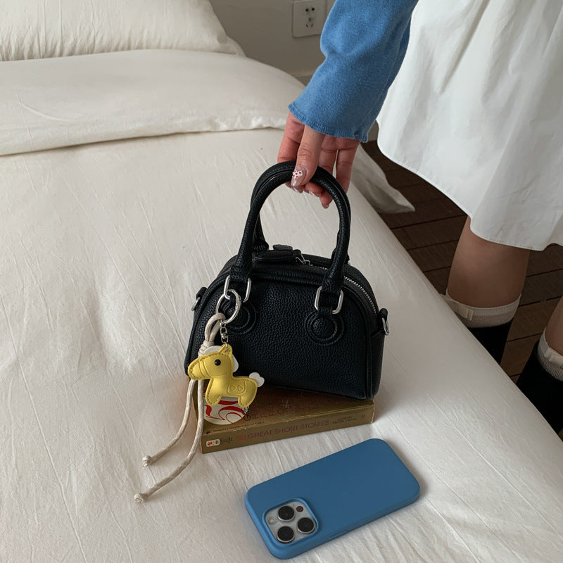 Portable Frosted Commuter Retro Bowling Pillow Bags