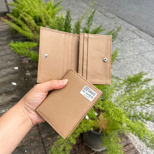 Women's & Men's Leather Fold Vertical Multiple Slots Hidden Ladies Wallet