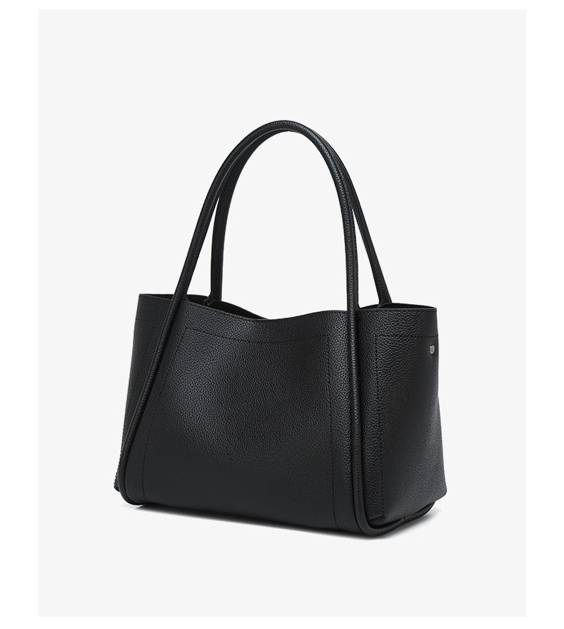 Women's Elegant Soft Leather Light Luxury Vegetable Basket Bags