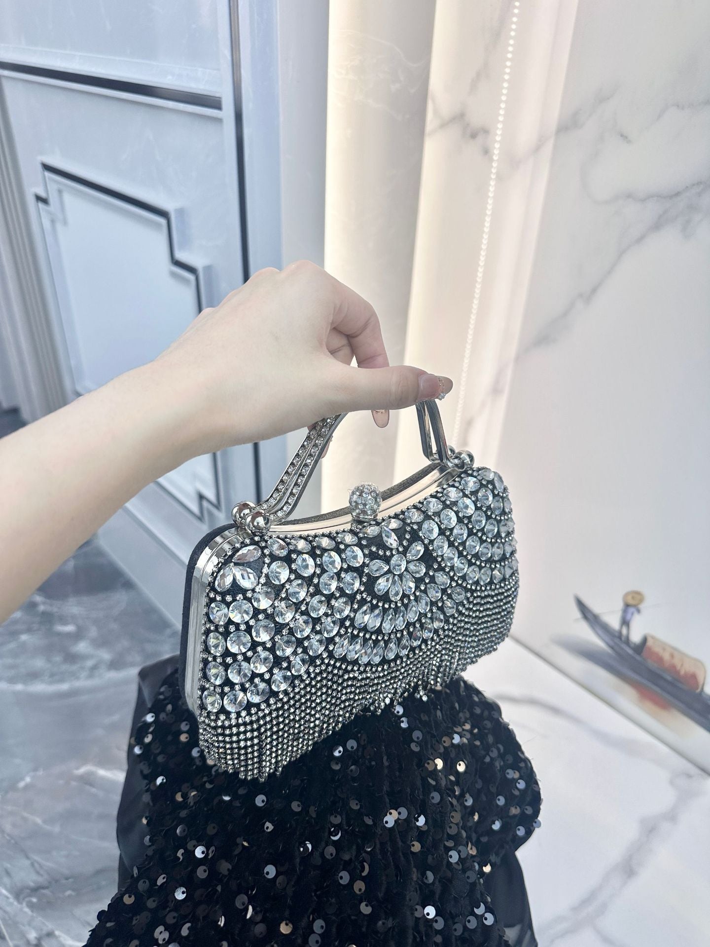 Fashion Simple Birthday Wedding Banquet Clutch Evening Bags