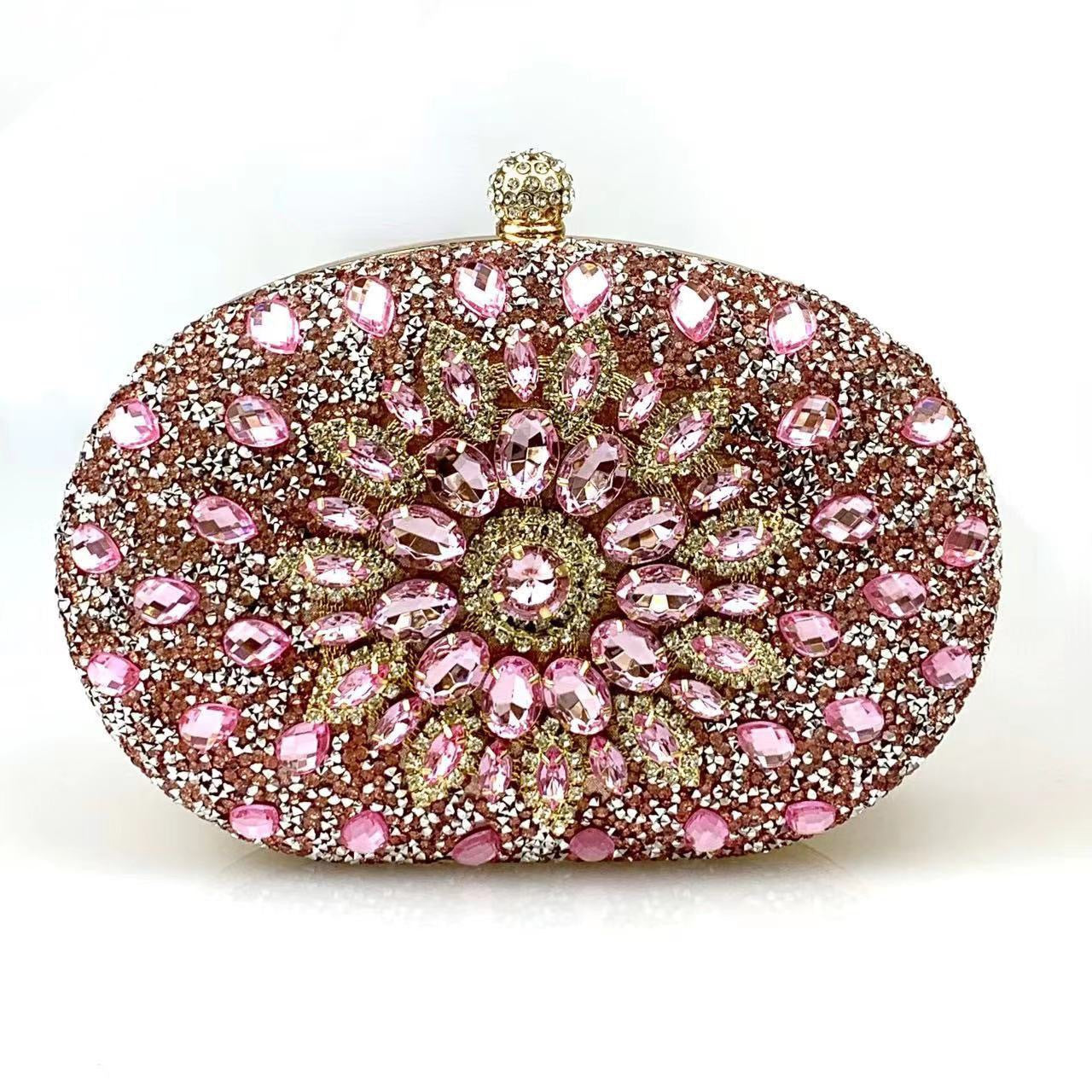 Classy Sunflower Banquet Clutch Dress Diamond Handbags