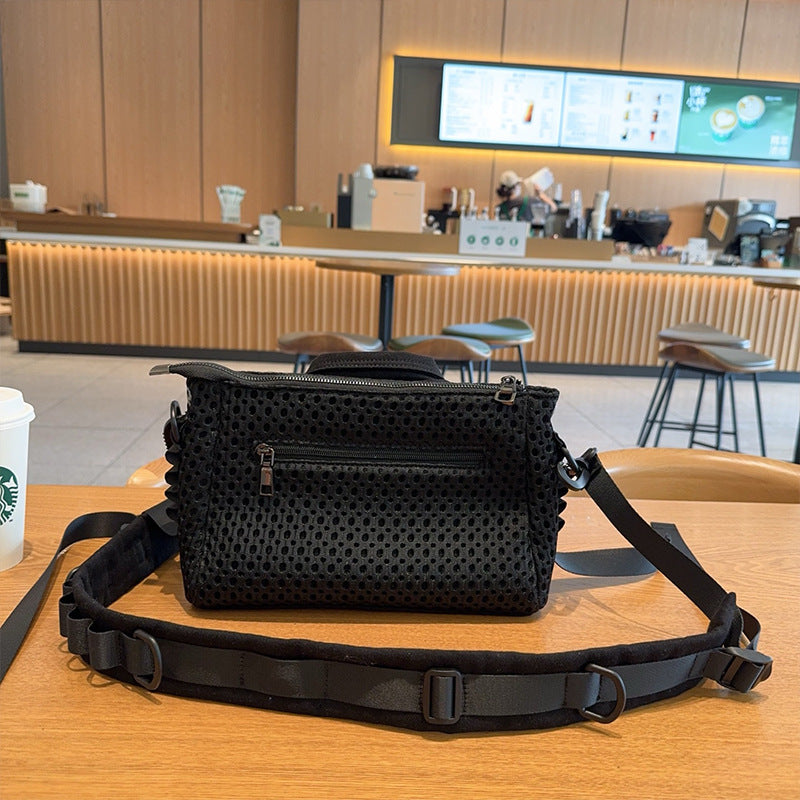 Women's Trendy Mesh Clothes Personality Wide Strap Women's Messenger Bag
