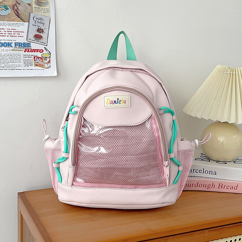Cartoon Snacks Simple Two-dimensional Grain Lightweight Junior Bags