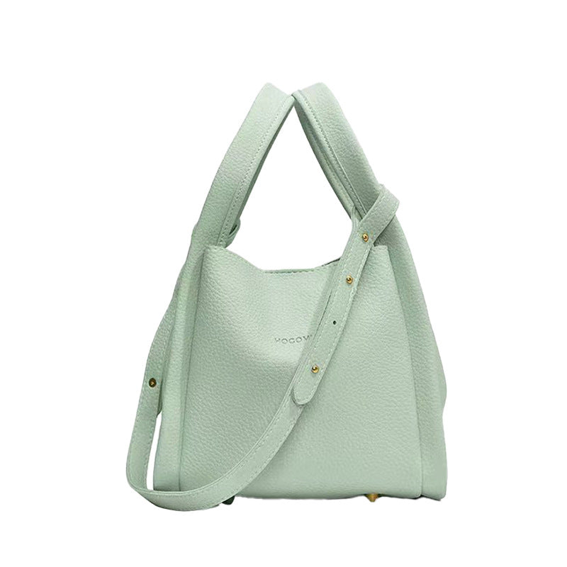 Women's Pattern Simple Portable Vegetable Basket Mother Two-piece Women's Handbag