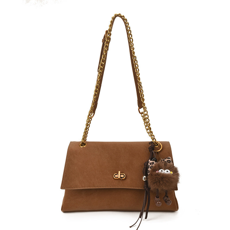 Women's Elegant Korean Style Fashion Chain French Shoulder Bags