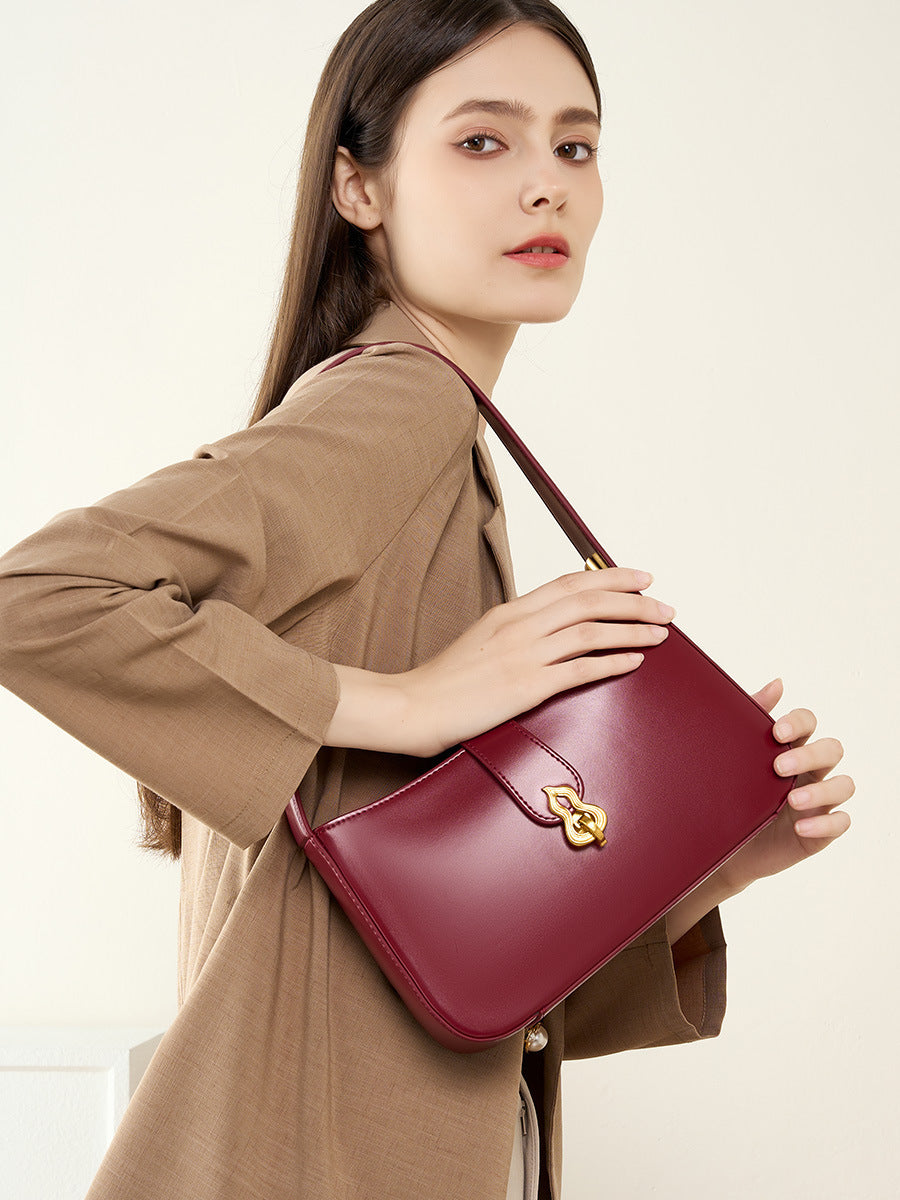 Women's Niche Bridal Wedding Light Red Advanced Women's Messenger Bag